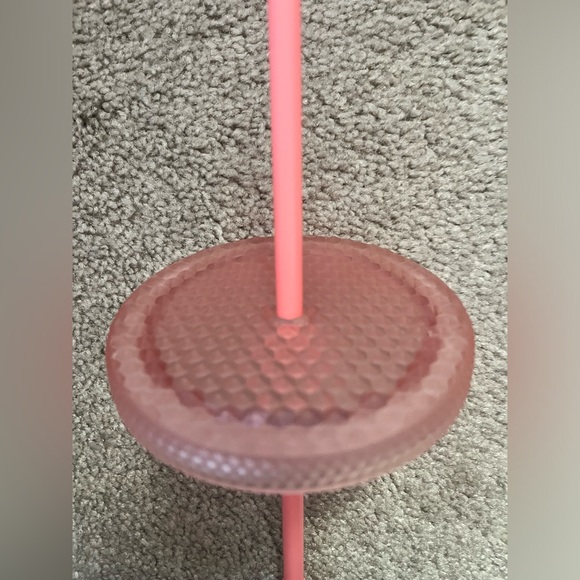 starbucks Pink jeweled cold tumbler beveled 24oz - Picture 3 of 5